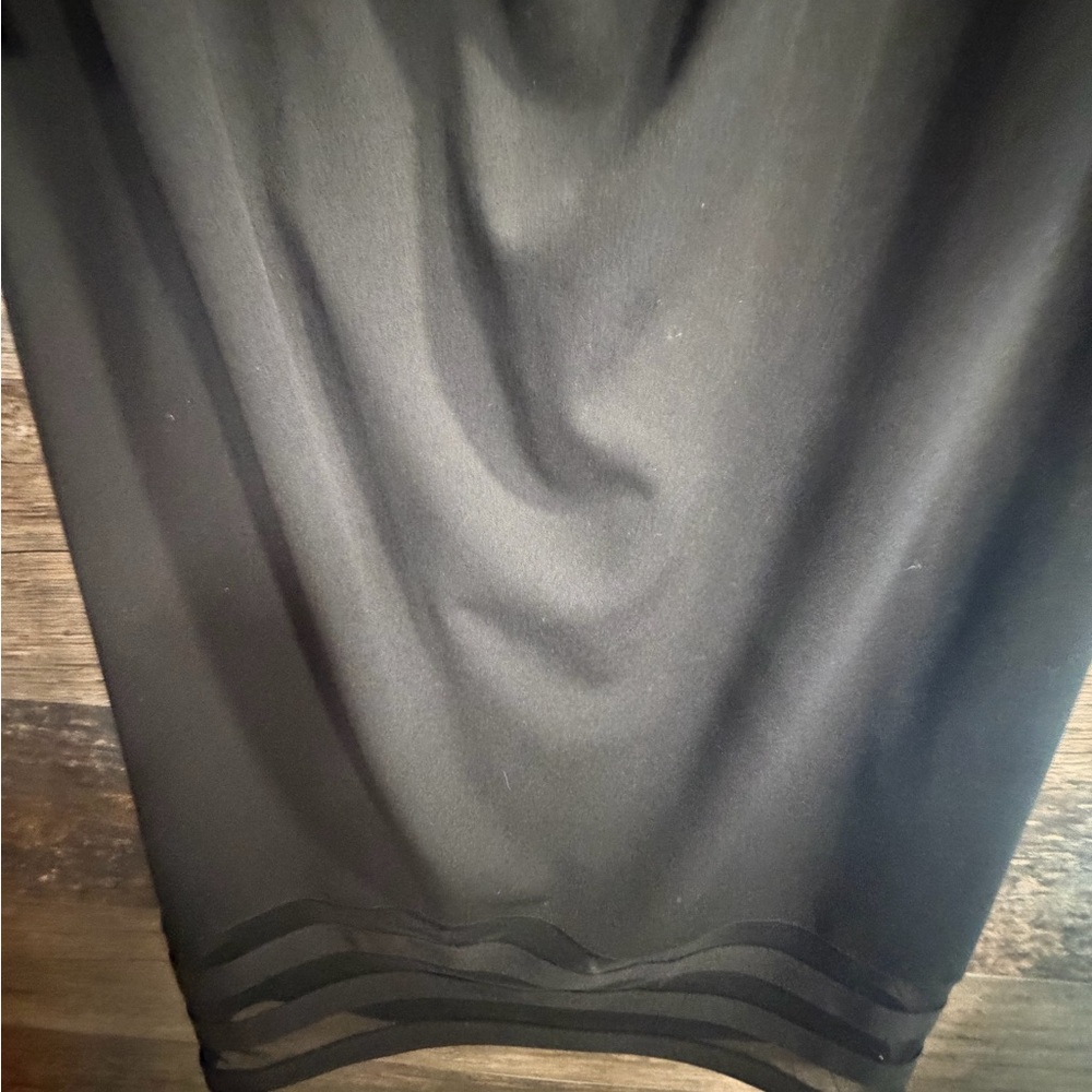 Calvin Klein Black Dress with Ruffle Sleeves - Picture 2 of 9